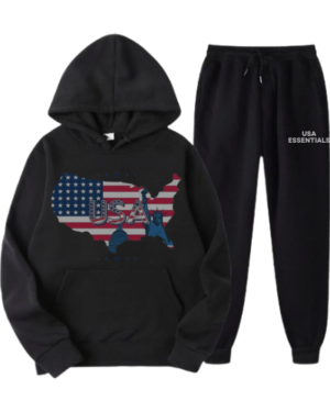 USA Essentials Hoodie and Sweatpants Set